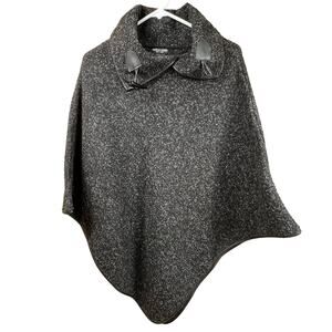 David & Young New York Womens One Size Poncho Sweater Shawl